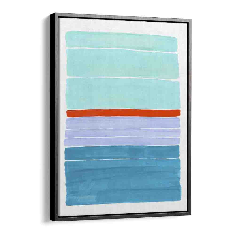 mid day sunshine by ejaaz haniff abstract art prints in Black Floater Frame