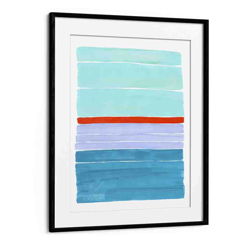 mid day sunshine by ejaaz haniff abstract art prints in Black Frame With Mount