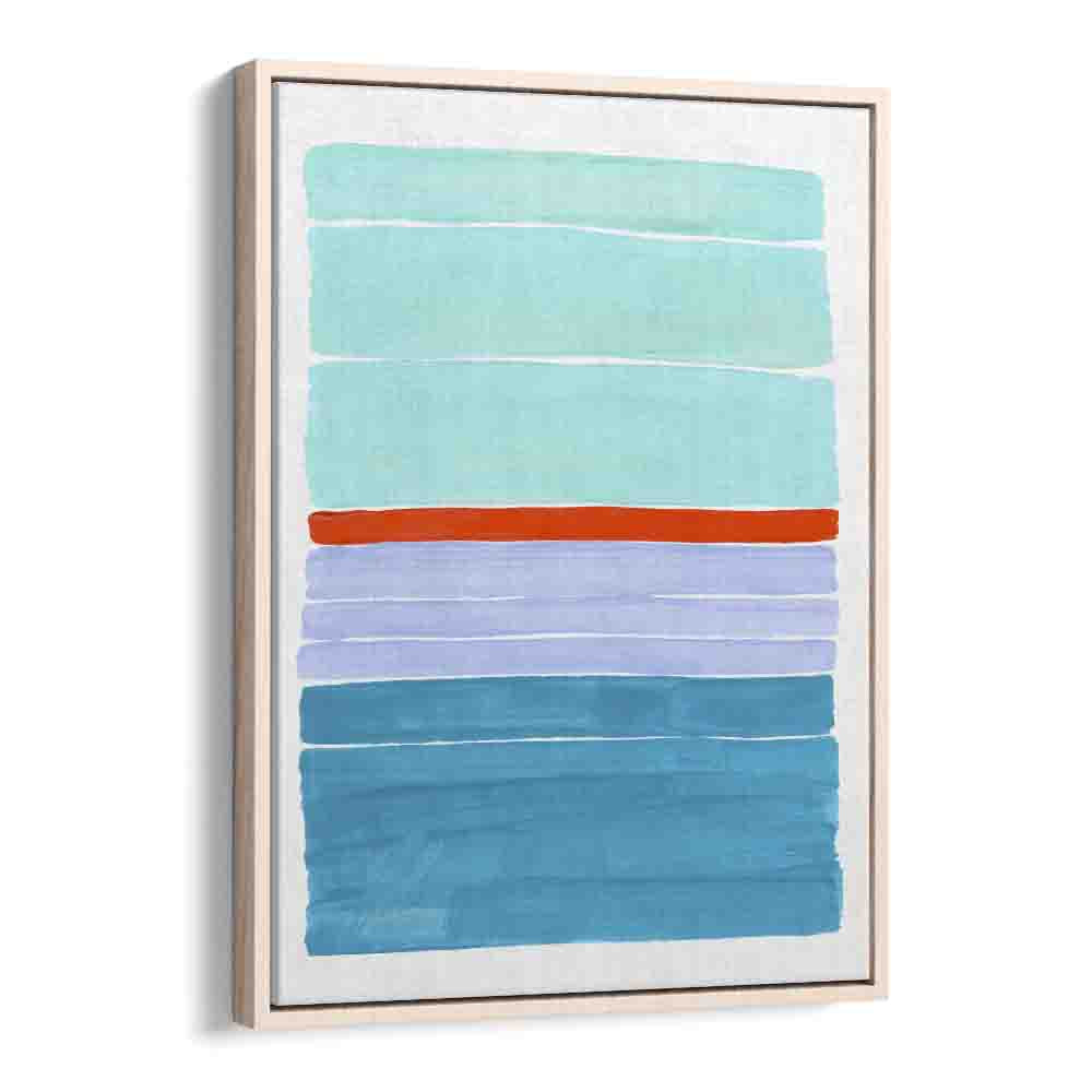 mid day sunshine by ejaaz haniff abstract art prints in Oak Wood Floater Frame