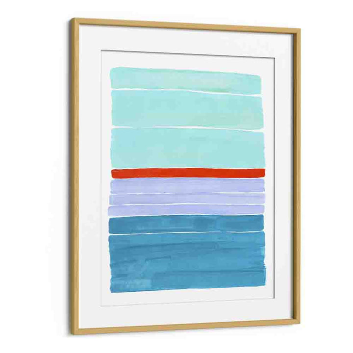 mid day sunshine by ejaaz haniff abstract art prints in Oak Wood Frame With Mount