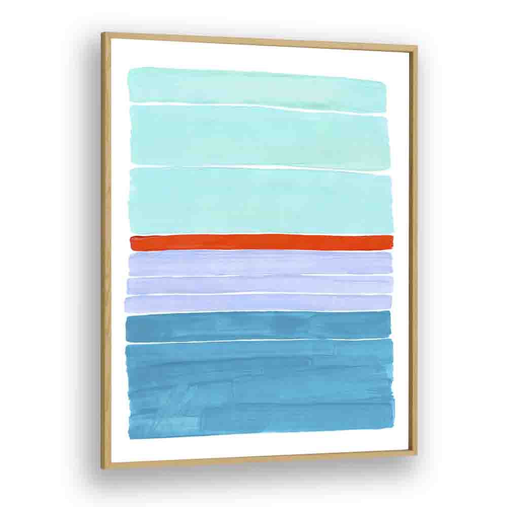 mid day sunshine by ejaaz haniff abstract art prints in Oak Wood Plain Frame