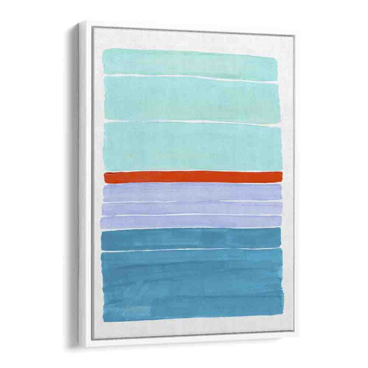 mid day sunshine by ejaaz haniff abstract art prints in White Floater Frame