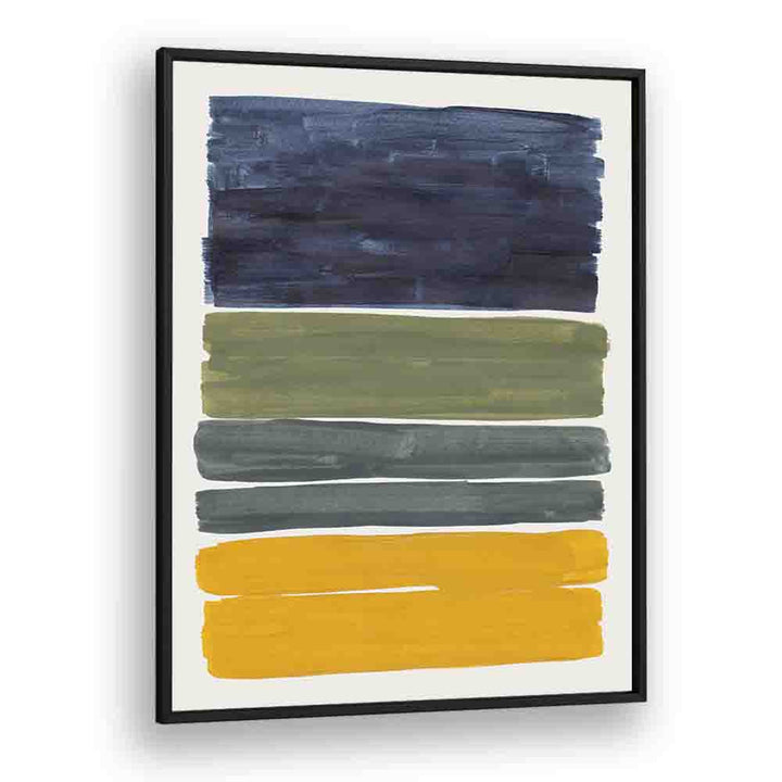 midnight olive by ejaaz haniff abstract art prints in Black Plain Frame