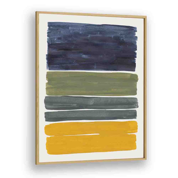 midnight olive by ejaaz haniff abstract art prints in Oak Wood Plain Frame