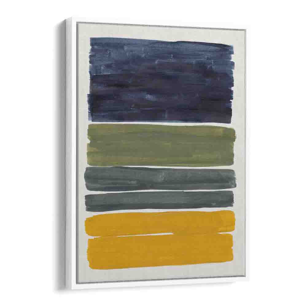 midnight olive by ejaaz haniff abstract art prints in White Floater Frame