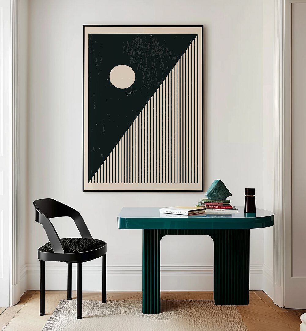 minimal abstract series x by jay stanley geometric paintings Artwork I placed on a wall