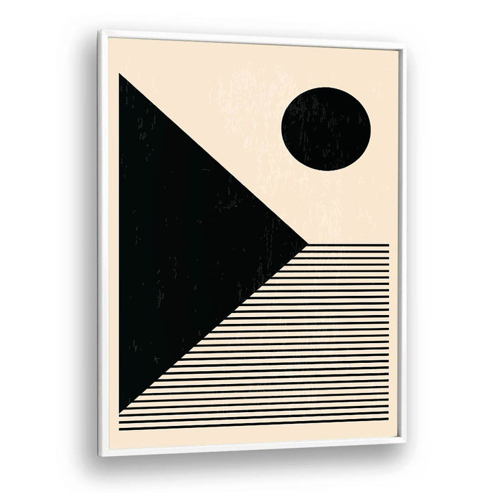 minimal abstract series xi by jay stanley geometric paintings in White Plain Frame