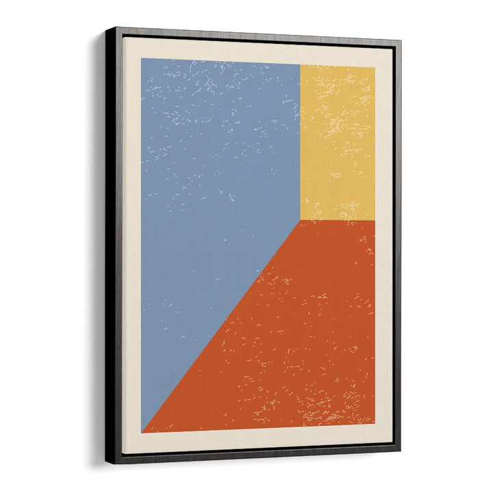 minimal abstract shapes II by jay stanley geometric art paintings in Black Floater Frame