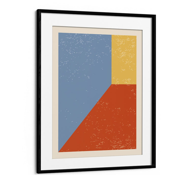 minimal abstract shapes II by jay stanley geometric art paintings in Black Frame With Mount