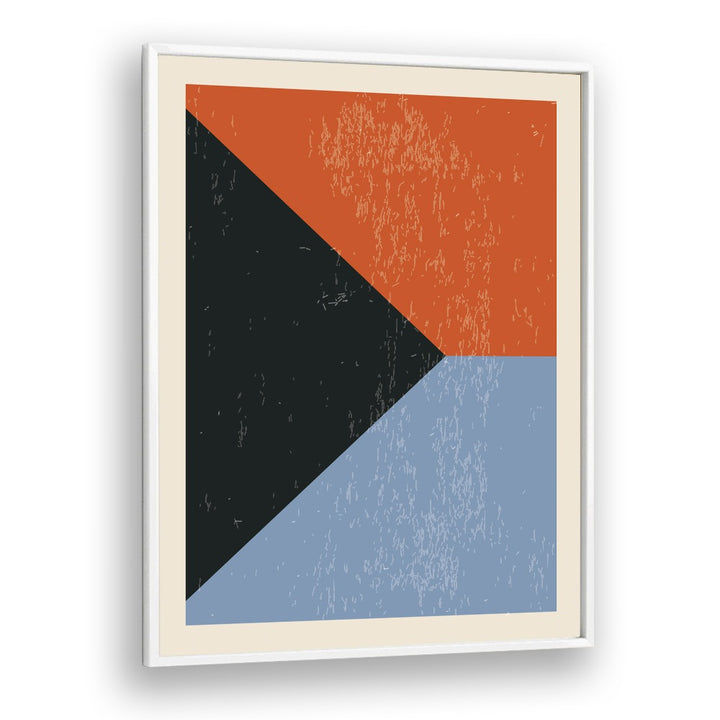 minimal abstract shapes by jay stanley geometric art paintings in White Plain Frame