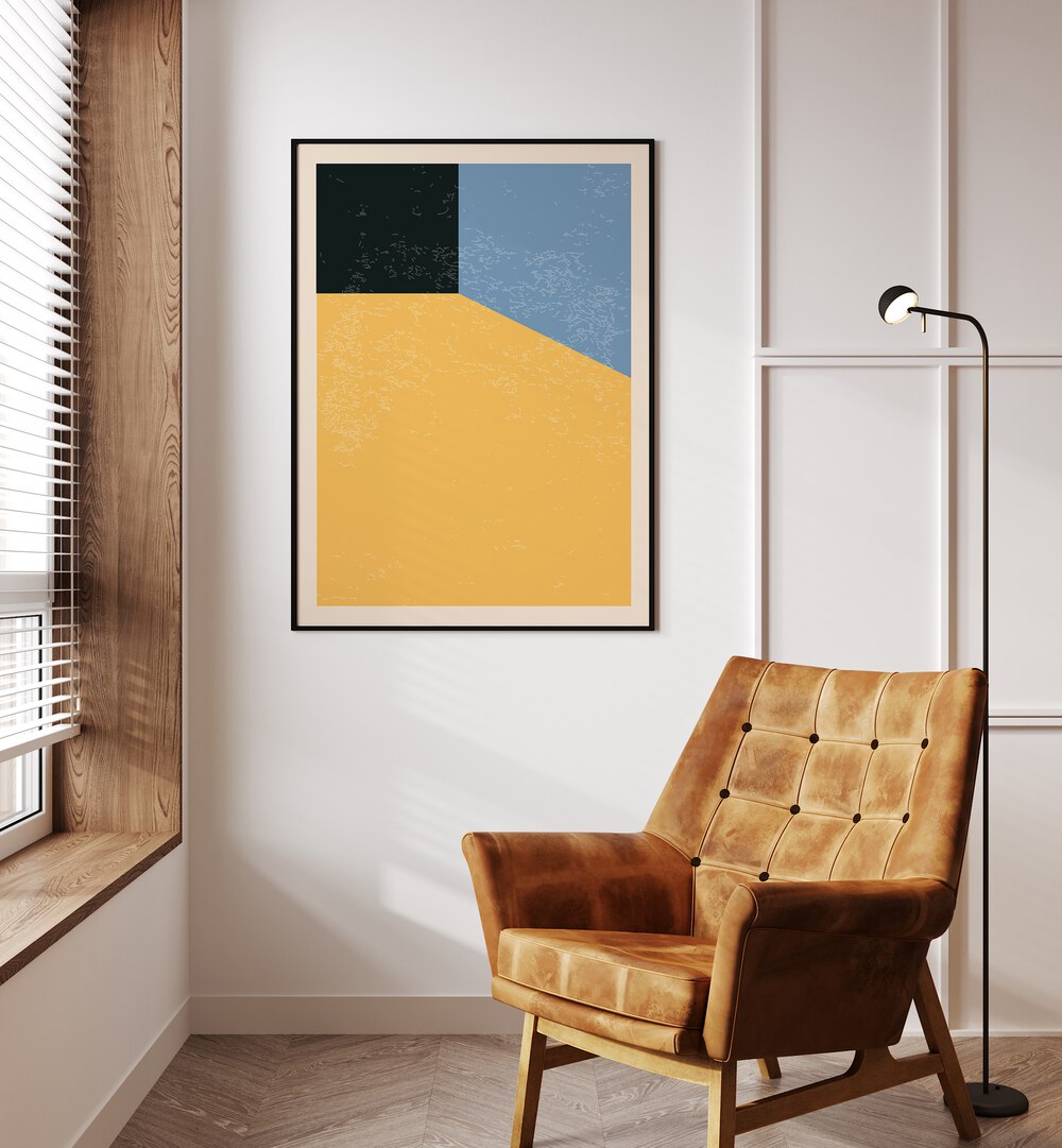 minimal abstract shapes series i by jay stanley geometric art paintings Artwork I placed on a wall