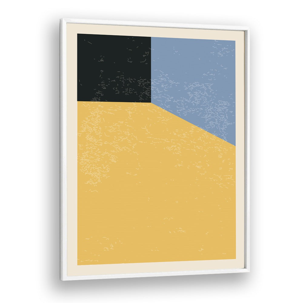 minimal abstract shapes series i by jay stanley geometric art paintings in White Plain Frame