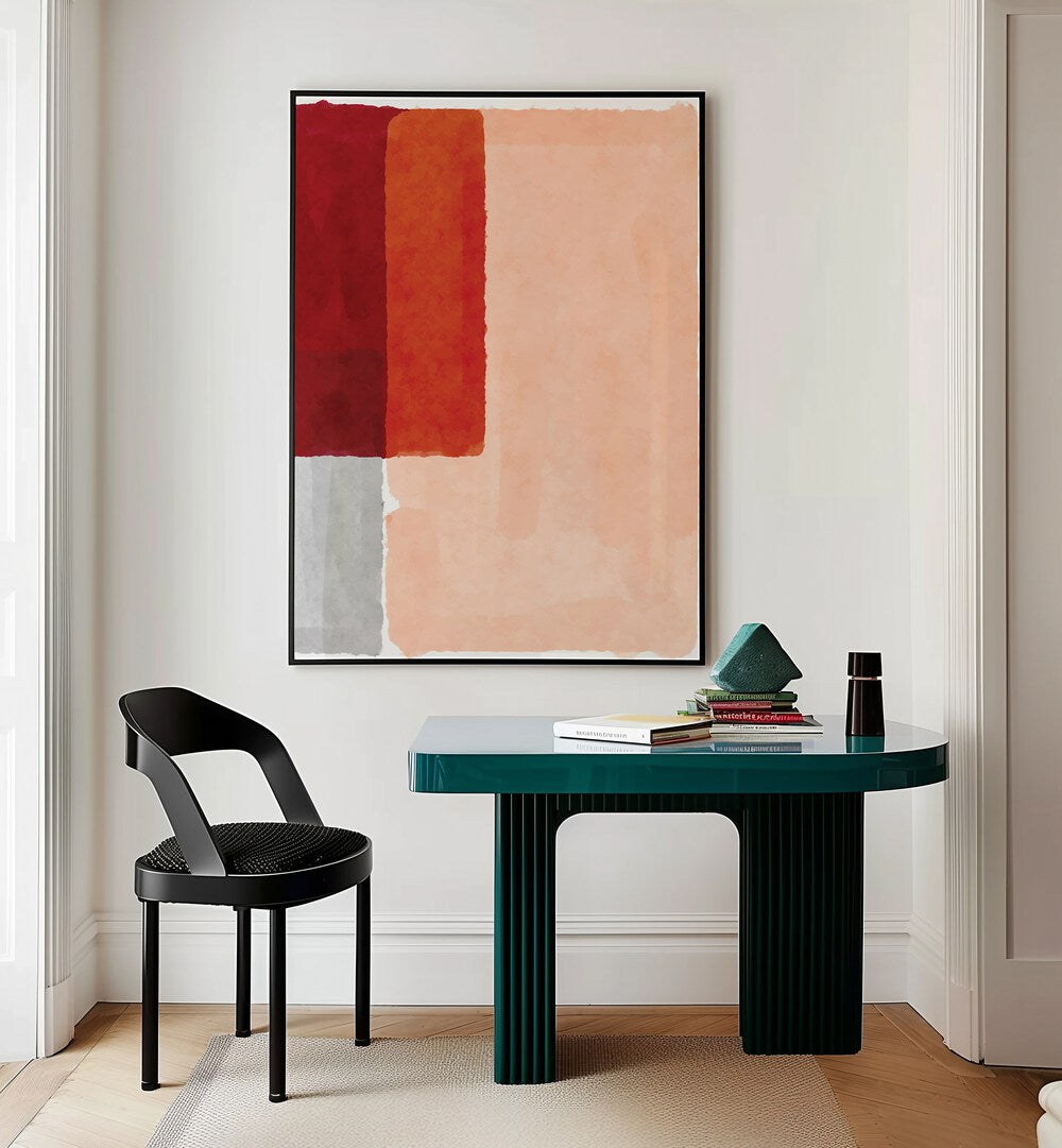 minimal watercolor I by jay stanley abstract art abstract paintings Artwork I placed on a wall