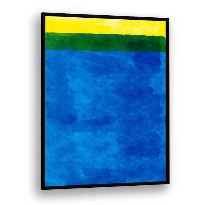 minimal watercolor III by jay stanley abstract art abstract paintings in Black Plain Frame