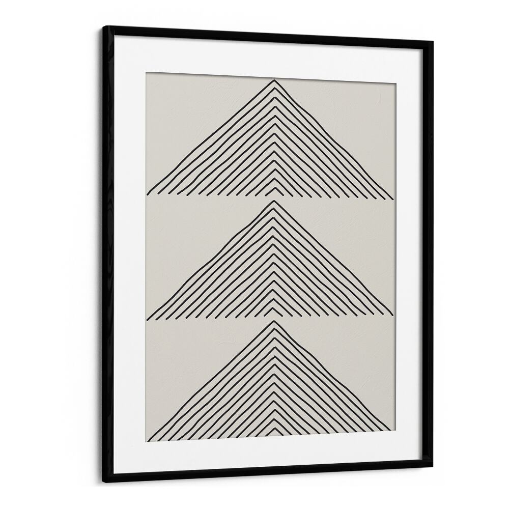 minimalism expression ii by jay stanley geometric art prints geometric paintings in Black Frame With Mount