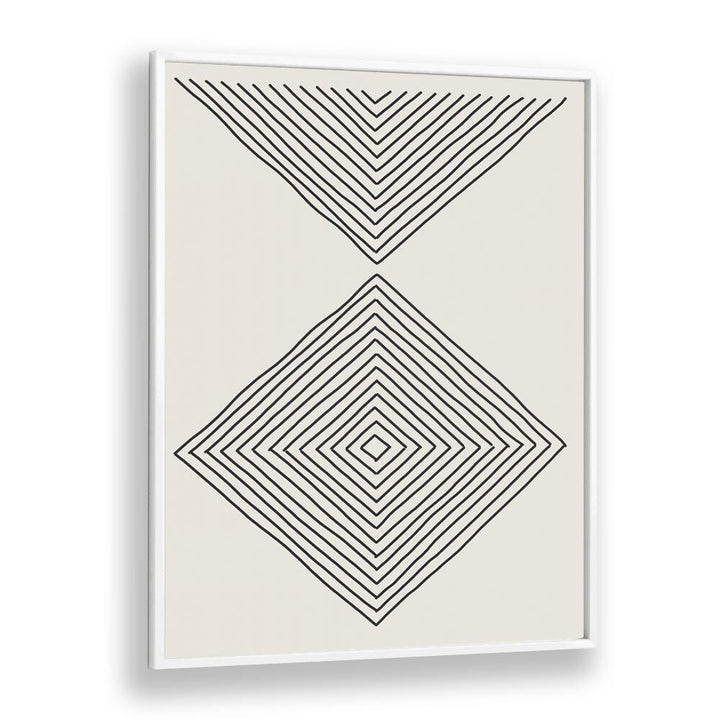 minimalism expression iii by jay stanley geometric art prints geometric paintings in White Plain Frame