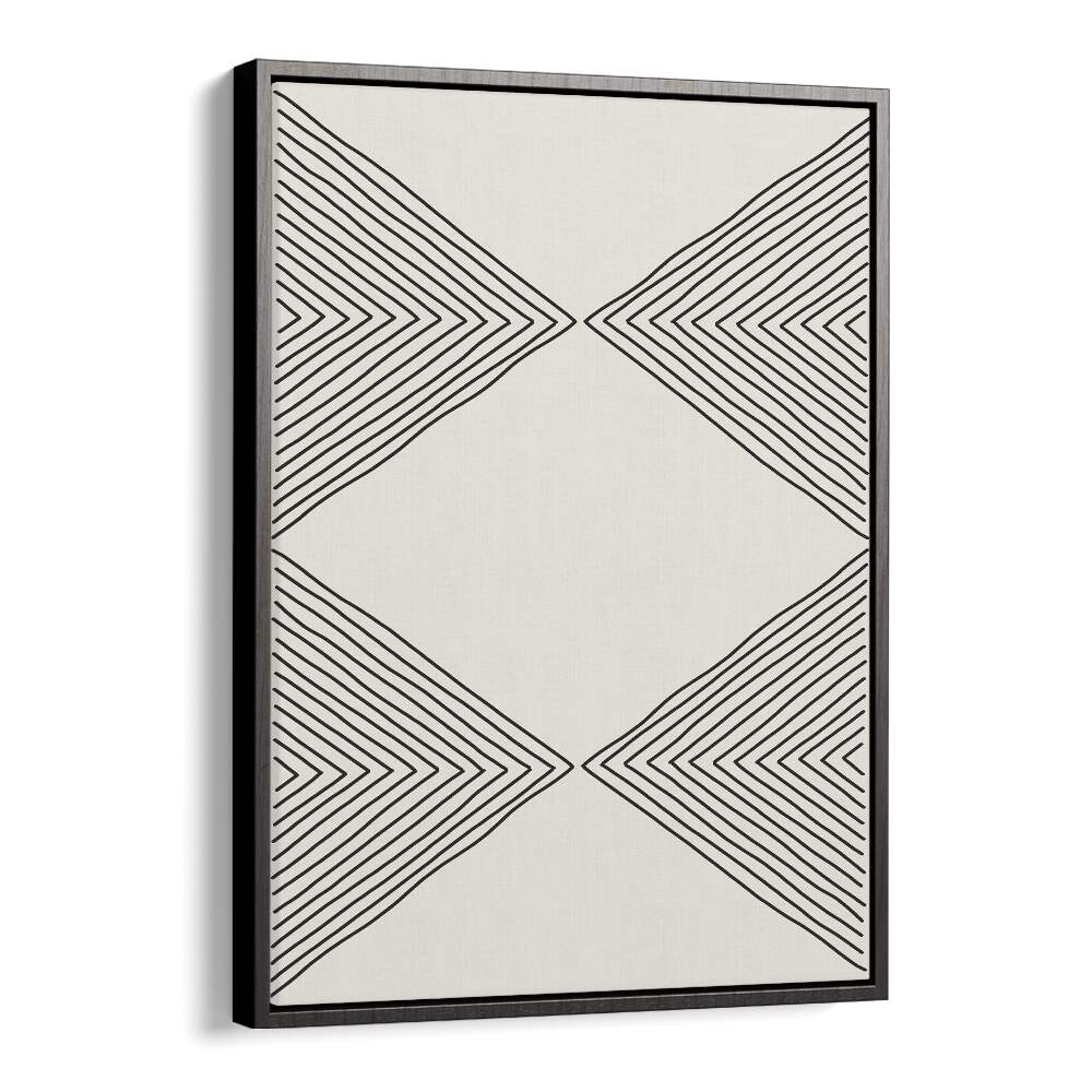 minimalism expression iv by jay stanley geometric art prints geometric paintings in Black Floater Frame