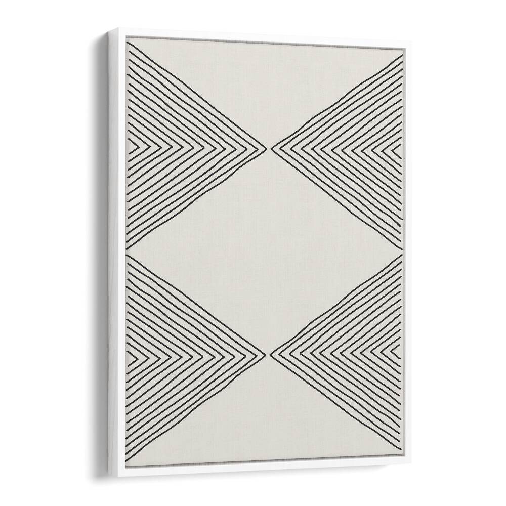 minimalism expression iv by jay stanley geometric art prints geometric paintings in White Floater Frame