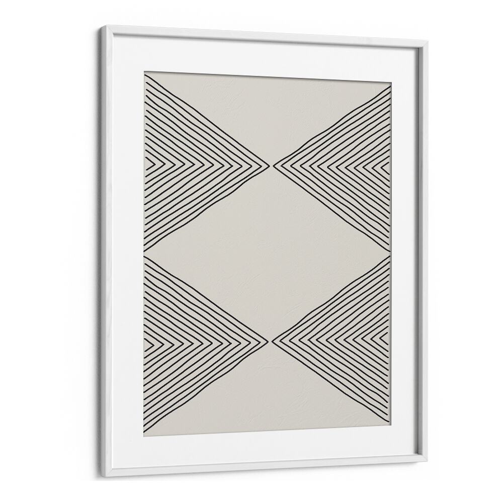 minimalism expression iv by jay stanley geometric art prints geometric paintings in White Frame With Mount