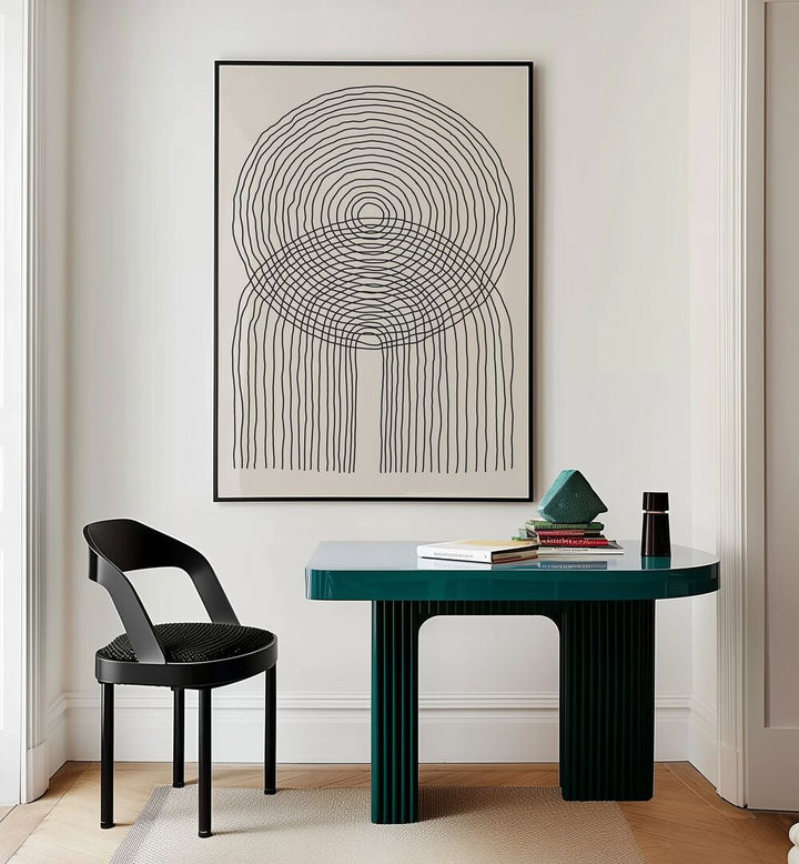 minimalism set ii by jay stanley geometric art prints geometric paintings Artwork III placed on a wall