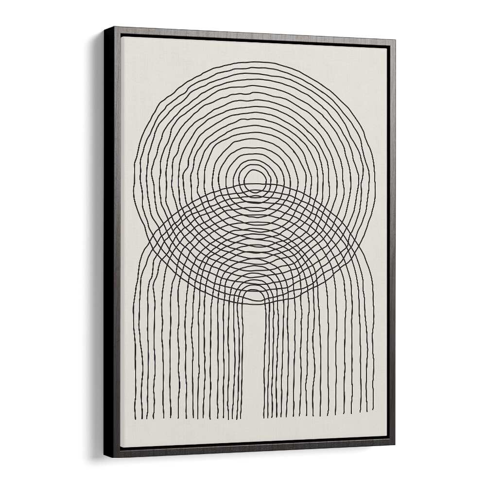 minimalism set ii by jay stanley geometric art prints geometric paintings in Black Floater Frame