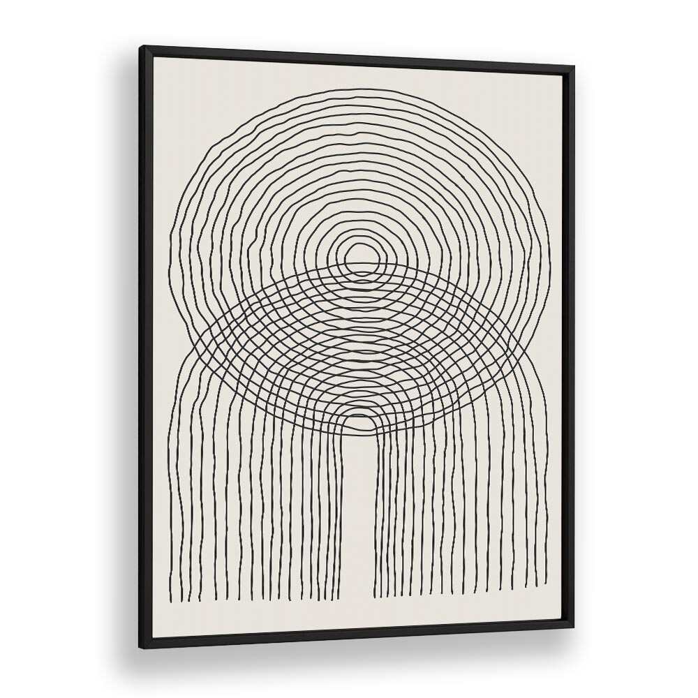 minimalism set ii by jay stanley geometric art prints geometric paintings in Black Plain Frame