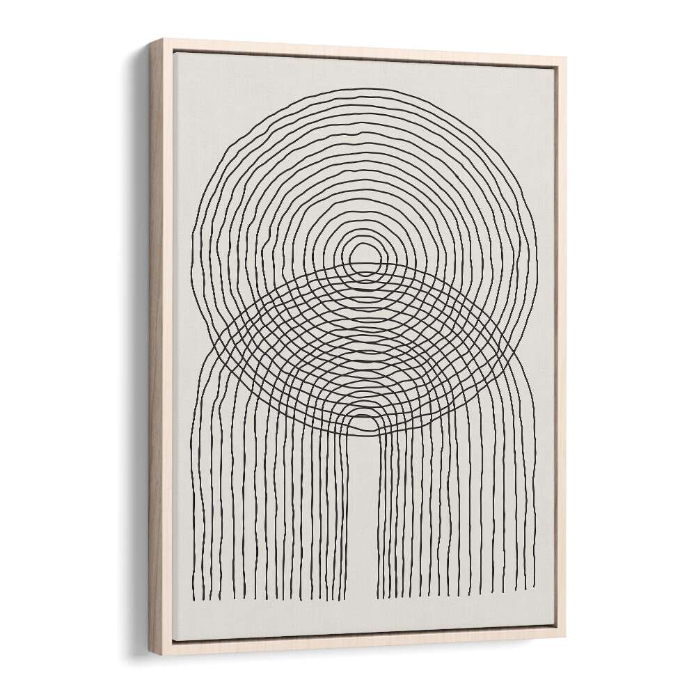 minimalism set ii by jay stanley geometric art prints geometric paintings in Oak Wood Floater Frame