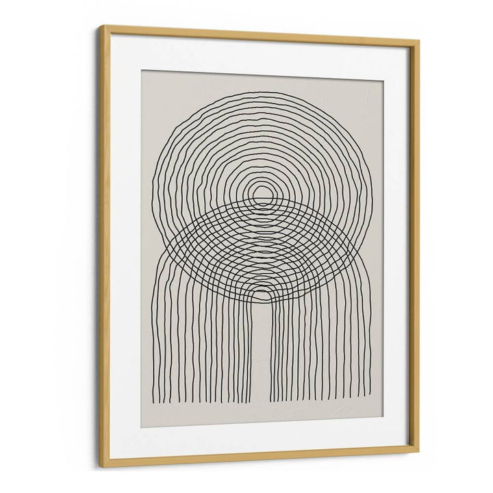 minimalism set ii by jay stanley geometric art prints geometric paintings in Oak Wood Frame With Mount