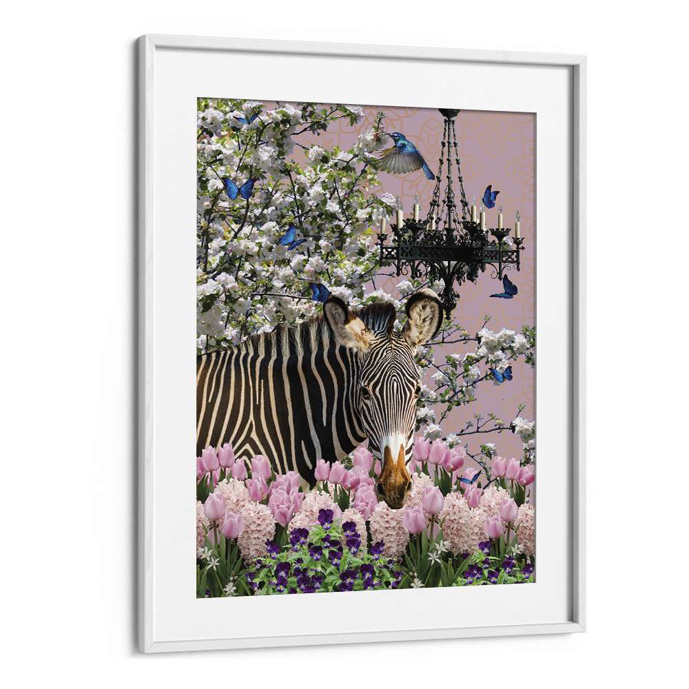 miss pattyby sue skellern wall art prints in White Frame With Mount