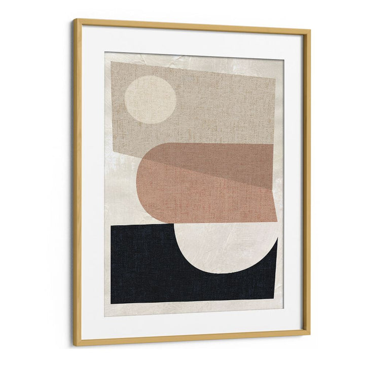 mix by dan hobday abstract art abstract paintings in Oak Wood Frame With Mount