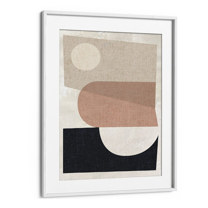 mix by dan hobday abstract art abstract paintings in White Frame With Mount