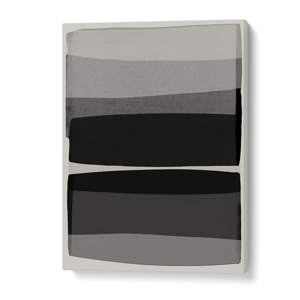 modern black and white by orara studio abstract art abstract paintings in Gallery Wrap