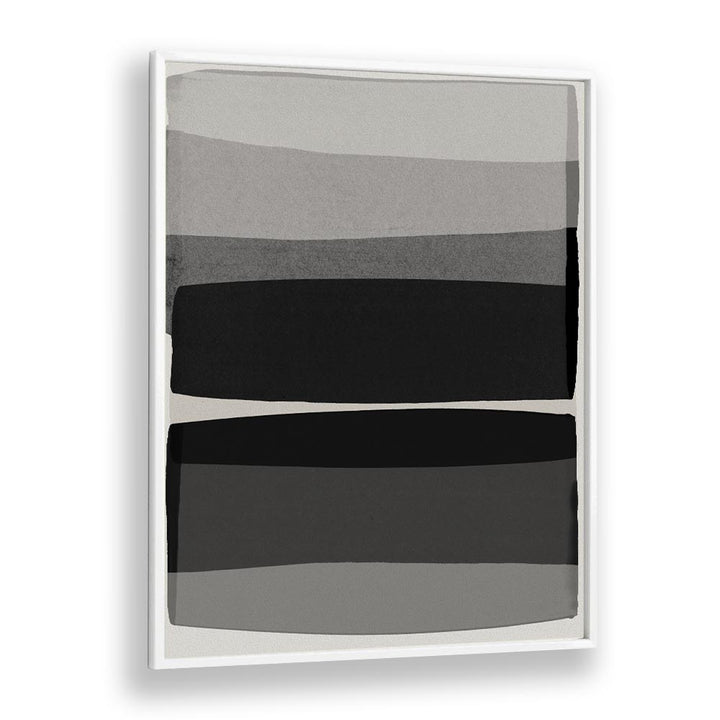 modern black and white by orara studio abstract art abstract paintings in White Plain Frame