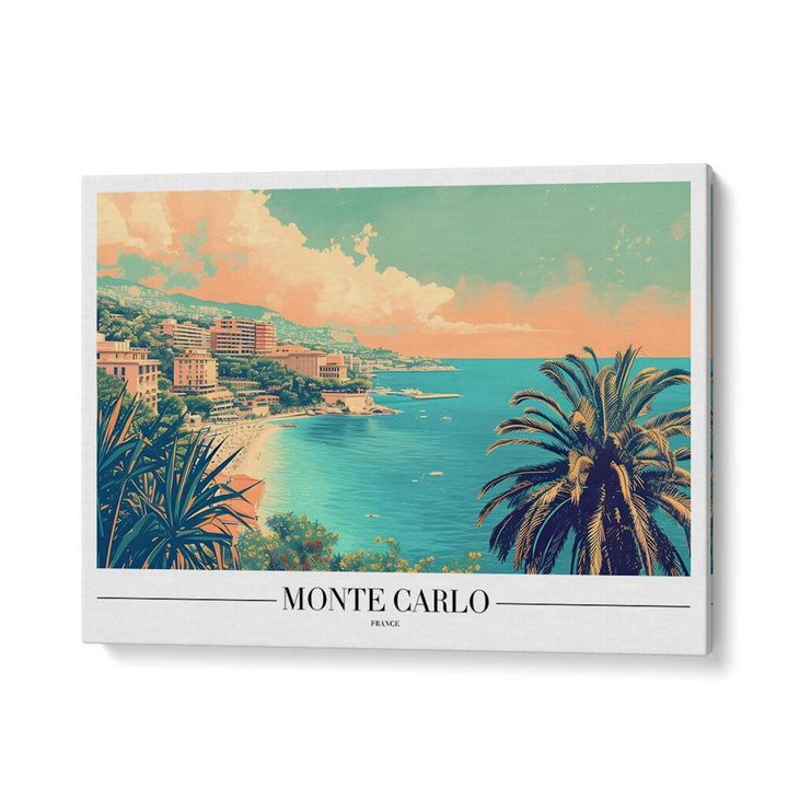 monte carlo-france travel posters in Gallery Wrap