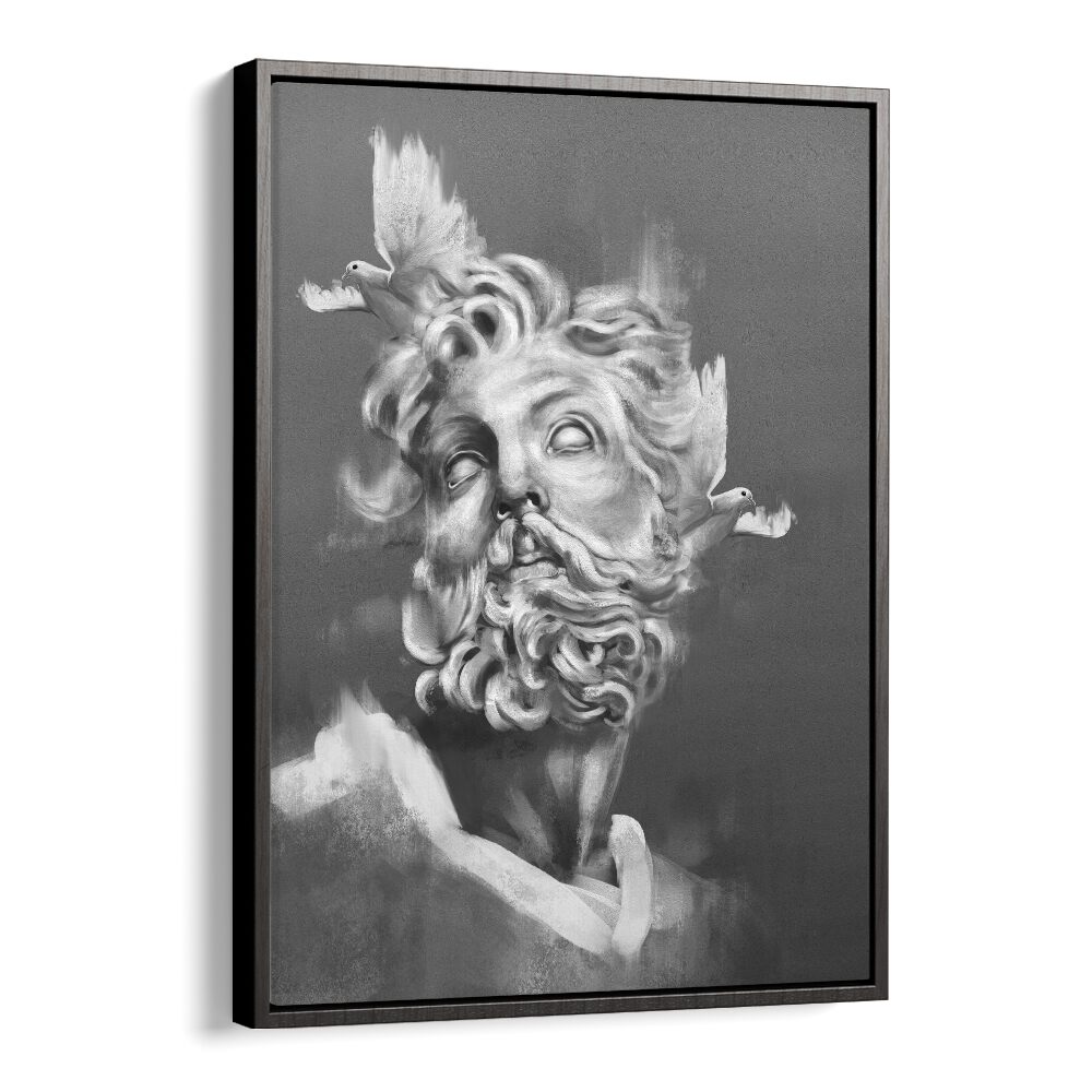 monument of you by gabriella roberg wall art prints in Black Floater Frame