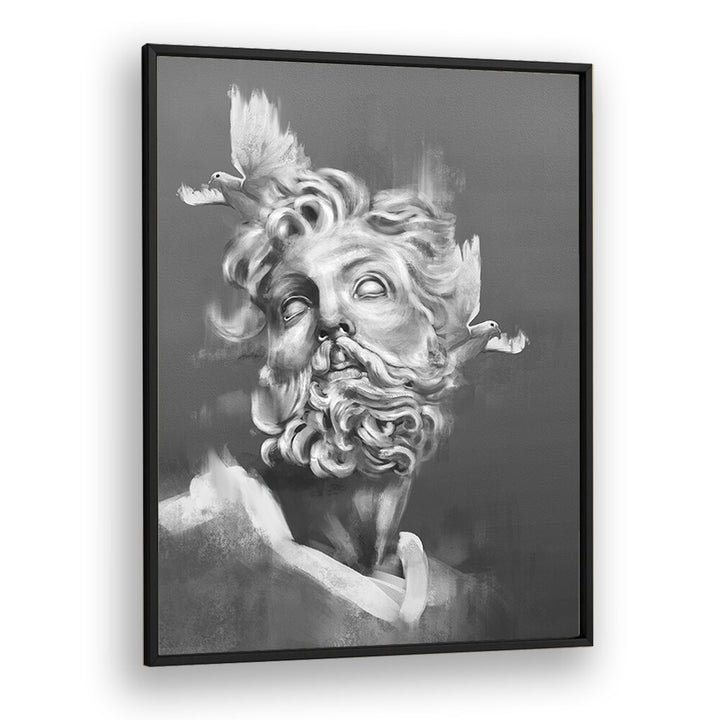 monument of you by gabriella roberg wall art prints in Black Plain Frame