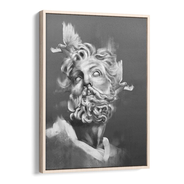 monument of you by gabriella roberg wall art prints in Oak Wood Floater Frame