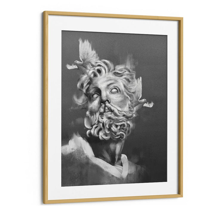 monument of you by gabriella roberg wall art prints in Oak Wood Frame With Mount