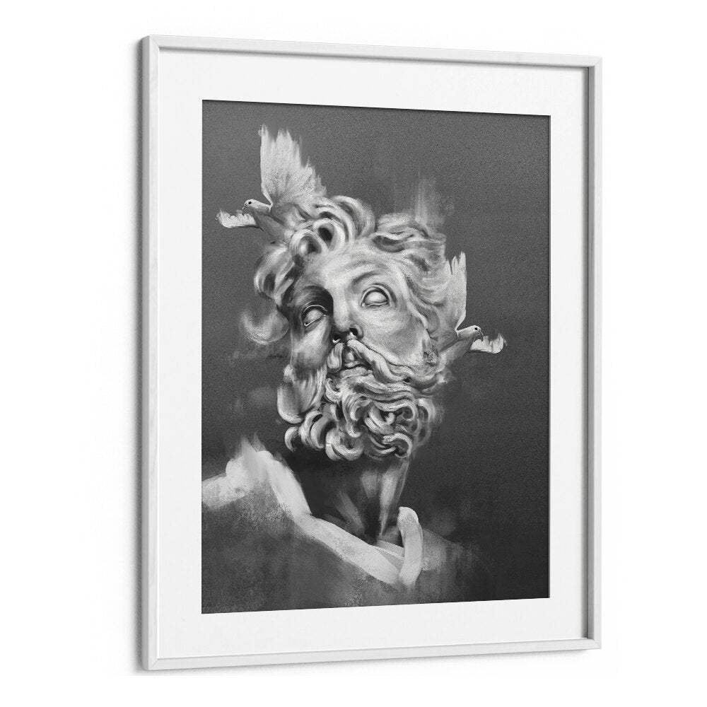 monument of youby gabriella roberg wall art prints in White Frame With Mount