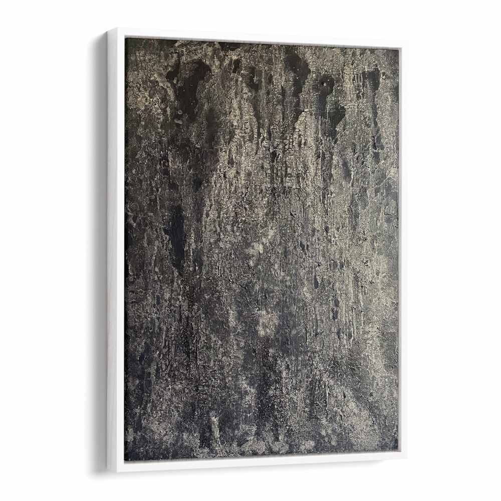 moonlight serenade abstract paintings in White Floater Frame