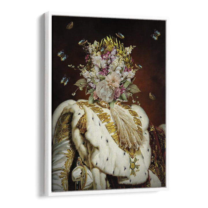 mother coronation by sue skellern wall art prints in White Floater Frame