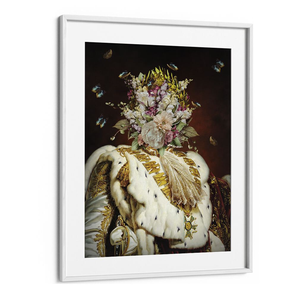 mother coronationby sue skellern wall art prints in White Frame With Mount