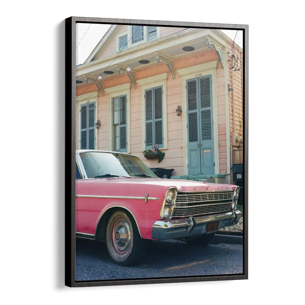 new orleans ride car poster in Black Floater Frame