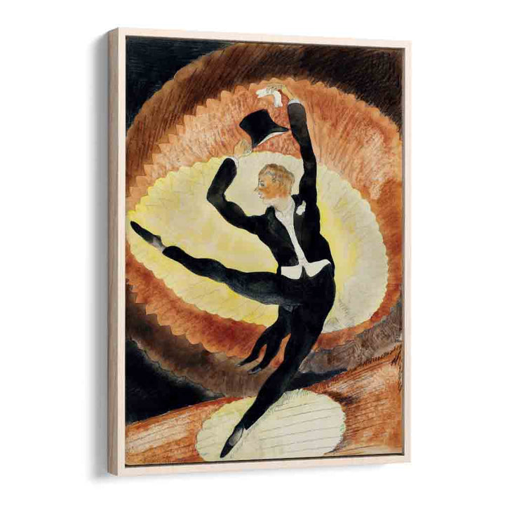 comic painting - ACROBATIC MALE DANCER WITH TOP HAT (1920) by Asianmonk