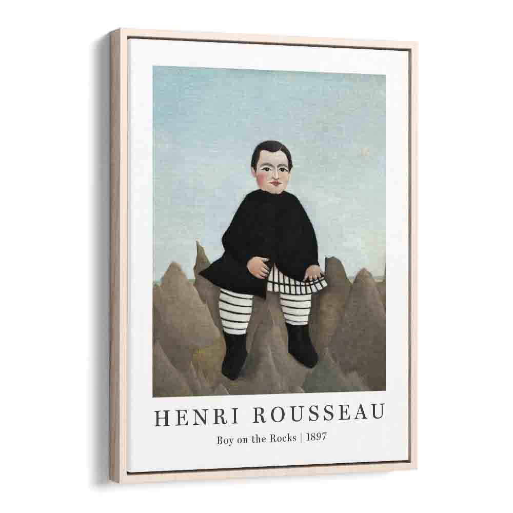 HENRI ROUSSEAU painting - HENRI ROUSSEAU 'BOY ON THE ROCK' (1897) by Asianmonk