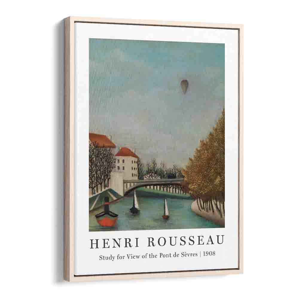 HENRI ROUSSEAU painting - HENRI ROUSSEAU'S 'STUDY FOR VIEW OF THE PONT DE SÈVRES' (1908) by Asianmonk