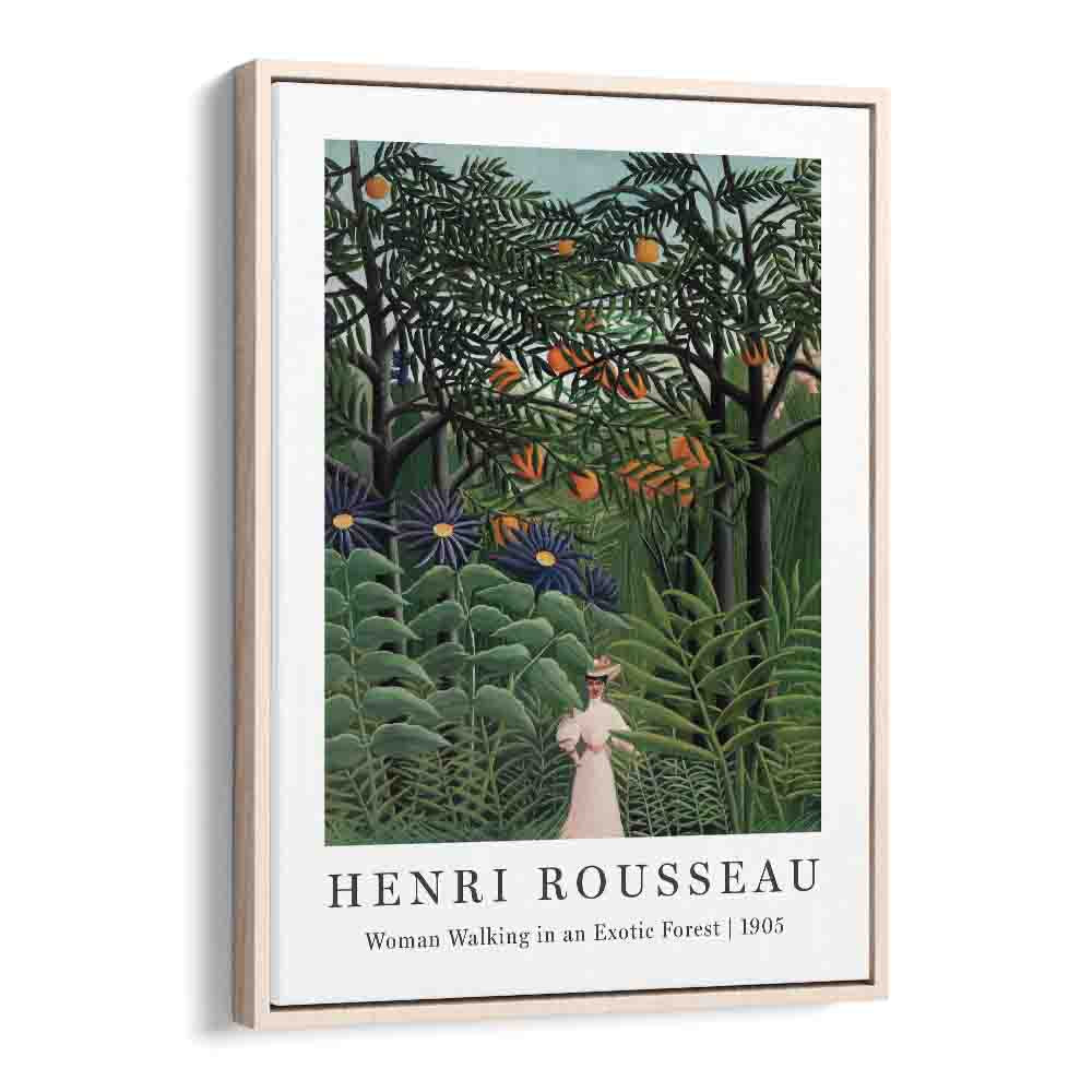 HENRI ROUSSEAU painting - SERENADE OF THE JUNGLE: HENRI ROUSSEAU'S 'WOMEN WALKING IN AN EXOTIC FOREST' (1905) by Asianmonk