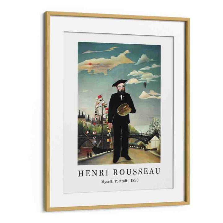 HENRI ROUSSEAU MYSELF PORTRAIT - 1890