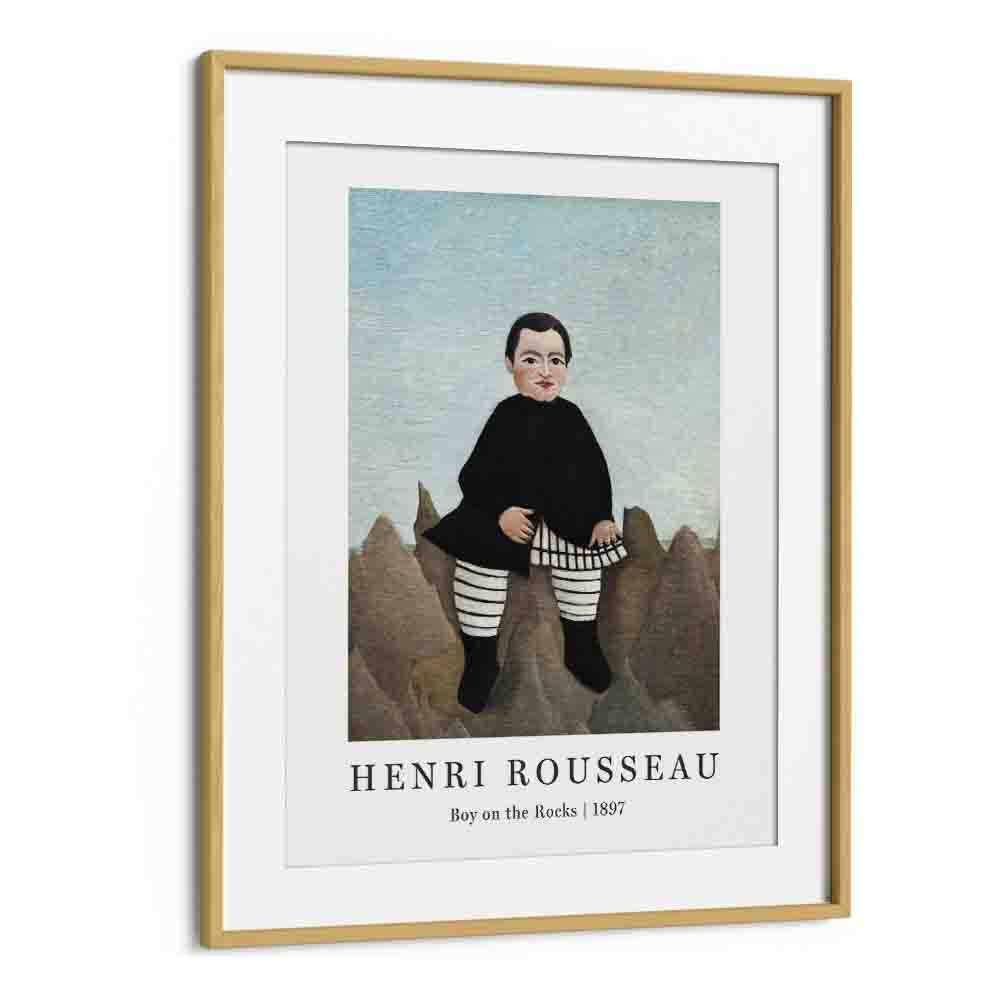 HENRI ROUSSEAU 'BOY ON THE ROCK' (1897)