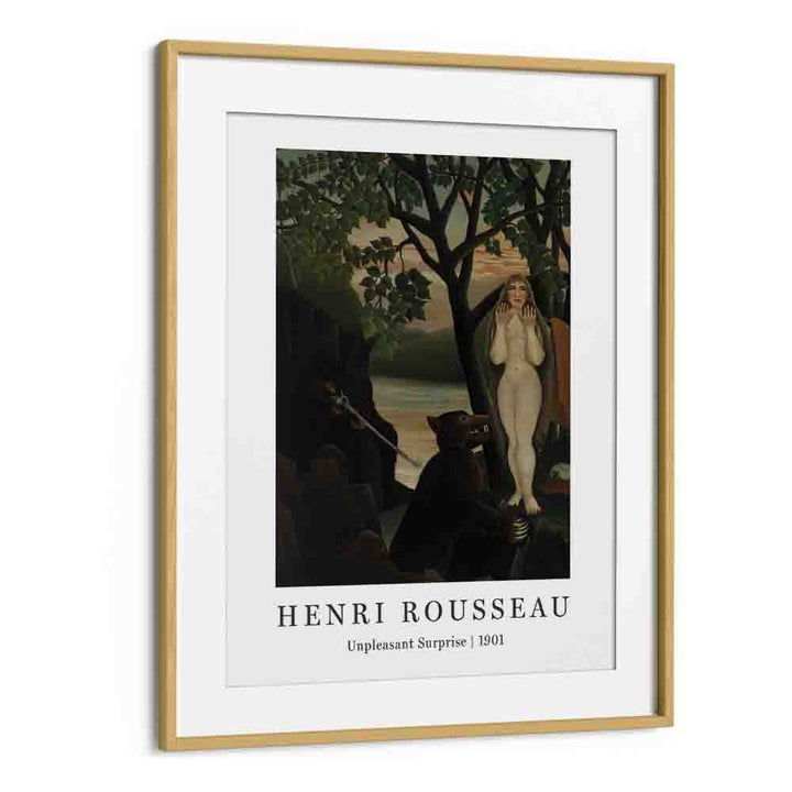 HENRI ROUSSEAU painting - HENRI ROUSSEAU'S 'UNPLEASANT SURPRISE' (1901): A JUNGLE SYMPHONY OF MYSTERY AND INTRIGUE by Asianmonk